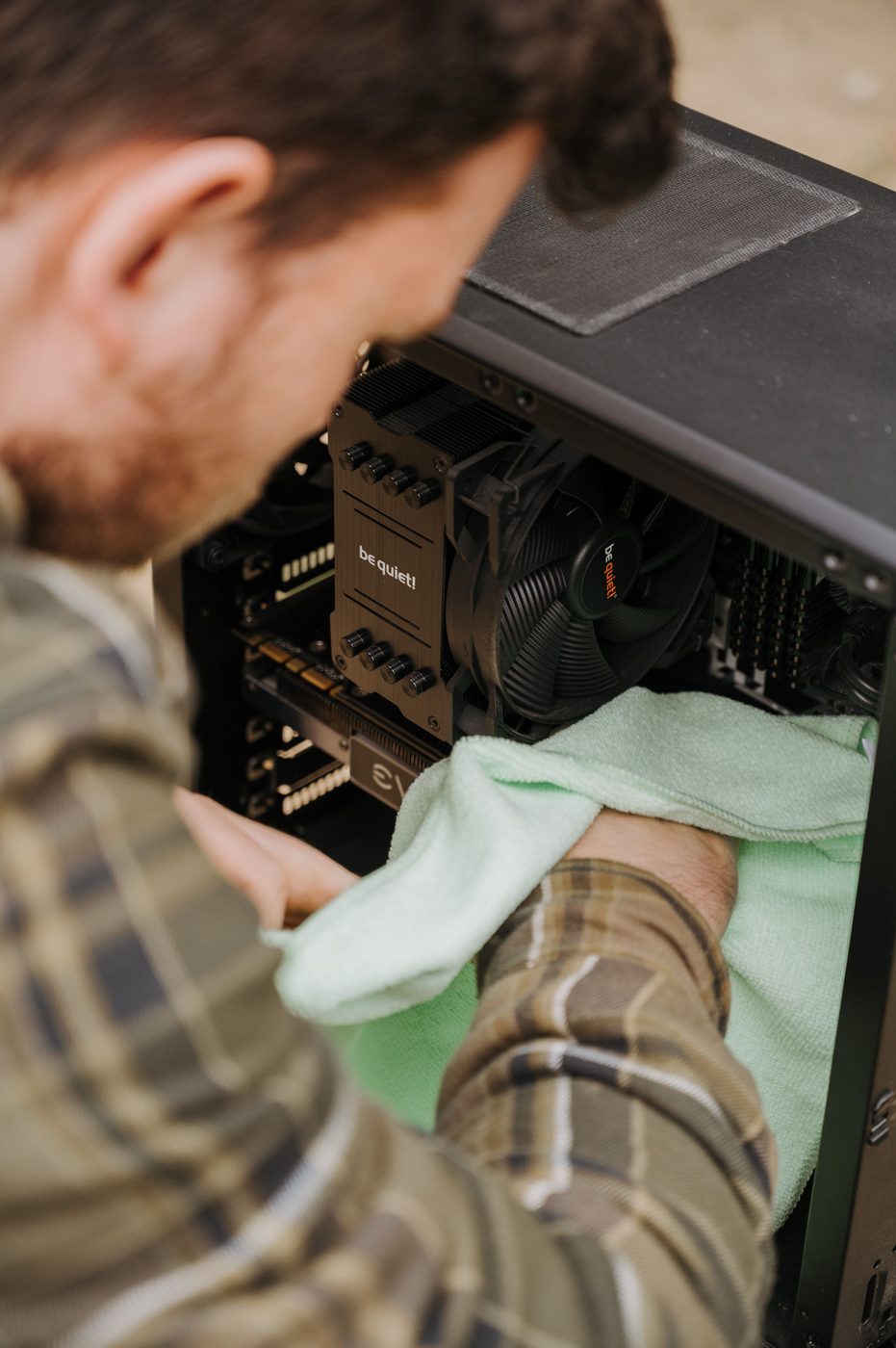 Ventilateur be quiet! installé sur un PC après upgrade matériel