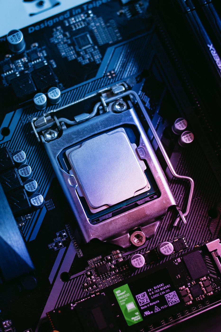 Socket CPU sur carte mère, remplacement de processeur en dépannage
