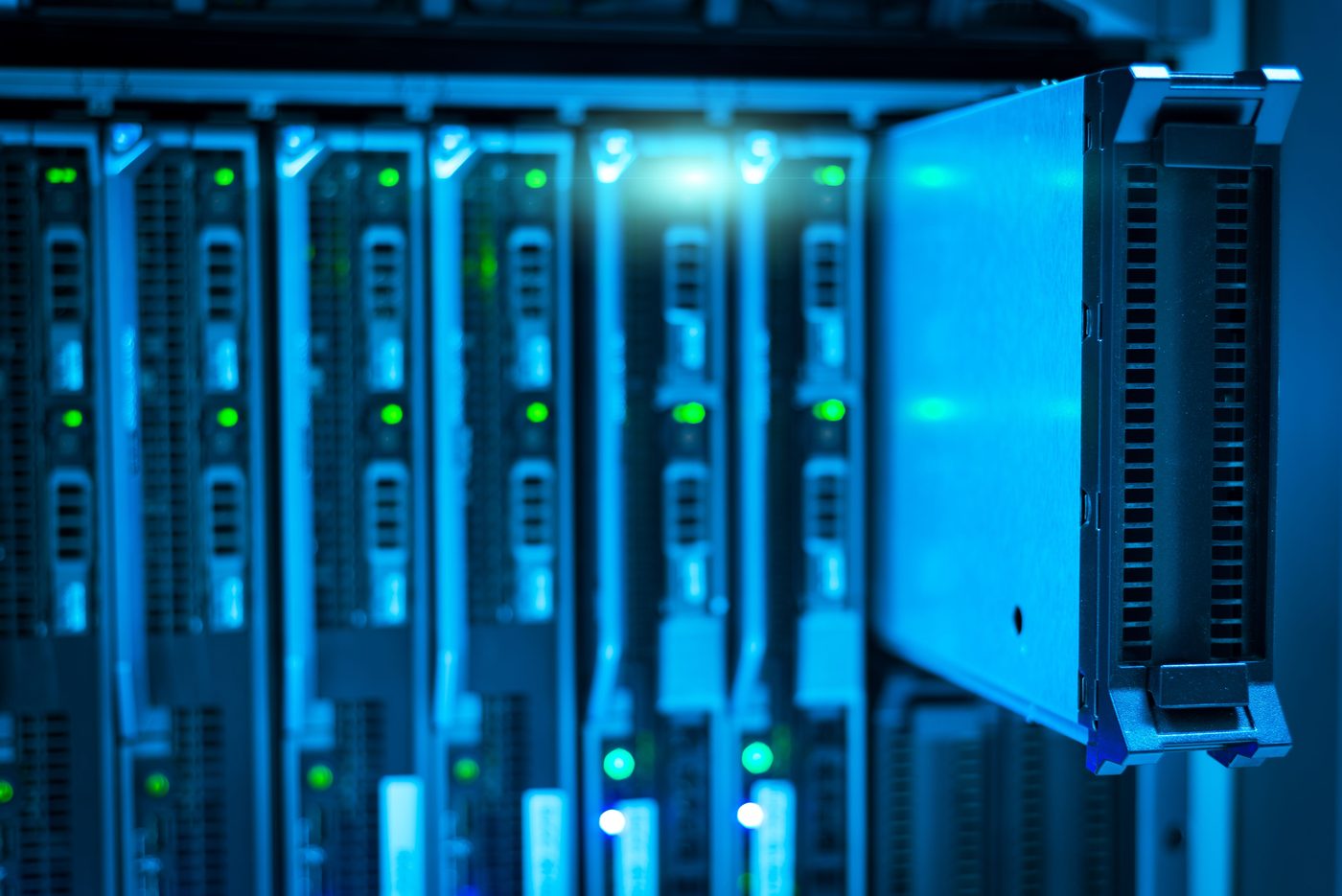 Serveur informatique en panne